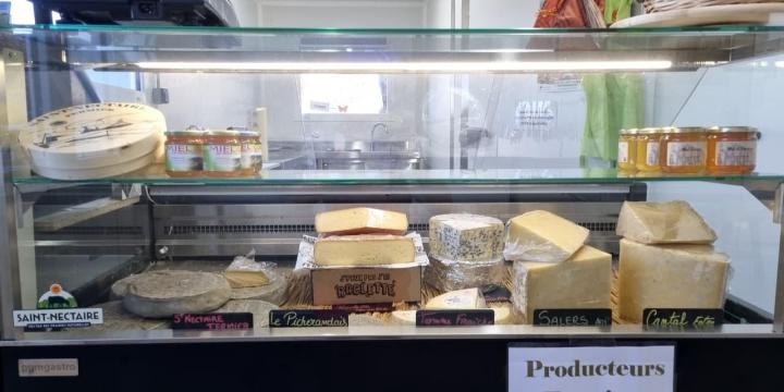 Vente de fromages à la ferme Picherande